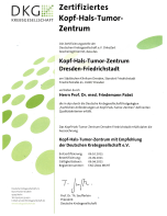 Zertifikat Kopf-Hals-Tumor-Zentrum bis 2025